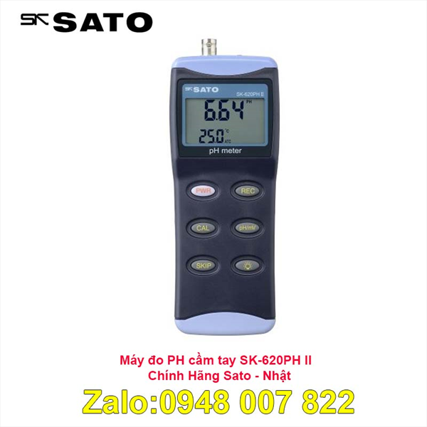 Thiết Bị Đo pH Cầm Tay SK-620PH II Sato